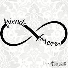 Download Friends Forever Svg Infinity Svg Svg Pdf Digital File Vector Graphic Best Friend Symbols Friends Forever Friend Symbol