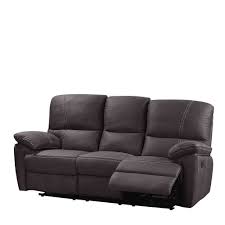 Der mops war nie auf der. Graues Dreisitzer Sofa Mit Relaxfunktion Bezug Aus Microfaser Bastiaan