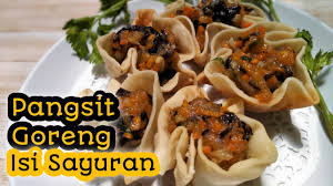 2 tangkai daun bawang iris halus. Resep Pangsit Goreng Isi Sayuran Fried Dumpling Filled With Vegetable Recipe Youtube
