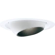 Affordable & sustainable modern lights. Progress Lighting P8077 28 White 6 Recessed Mini Eyeball Baffle Trim For Par20 Or R20 Lamps Faucet Com