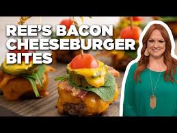 How do you make bacon burgers? Ree Drummond S Bacon Cheeseburger Bites The Pioneer Woman Food Network Foodie Badge
