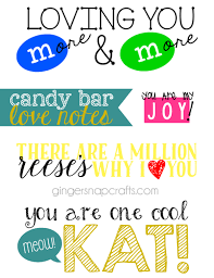 Use these fun and festive candygrams to spread holiday cheer. Ginger Snap Crafts I Miss You Candy Grams