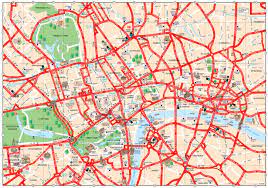Plan et carte touristique de Londres : monuments et circuits