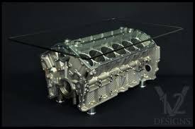 A quick search on the web showed that anyone can buy that for just over a thousand bucks but i also found a handful of results from people. V12 Engine Block Table My Next Project Car Part Furniture Car Furniture Furniture Making