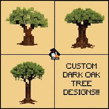 Let'S Build A Custom Dark Oak Tree In Minecraft! - Youtube