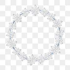 Circle Frame Snowflakes Clipart Png Vector Element Circle Circle Snowflakes Circle Christmas Png And Vector With Transparent Background For Free Download Circle Frames Snowflake Clipart Circle Frames Clipart