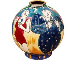 Faiencerie Et Emaux De Longwy Pottery Ceramics Vase