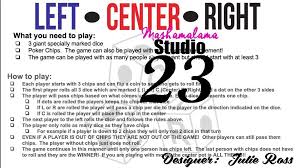 Left center right is a dice game for three or more players is entirely a game of chance. Lcr Left Center Right Dice Game Bucket Design Dice Cut File Rules