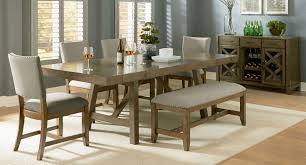 See more ideas about dining room design, dining room decor, upholstered dining bench. Omaha Dining Room Set W Upholstered Bench Grey Standard Furniture Furniture Cart