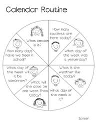 Lory S Page Calendar Pieces Kindergarten Calendar Preschool Circle Time Calendar Math