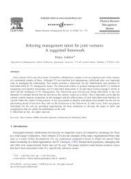 Ada jawatan sik mok umor kita lebih dari 30, ada sik mok 35, 40, sik mok lebih dari 45 tahun pun ada. Pdf Selecting Management Talent For Joint Ventures A Suggested Framework