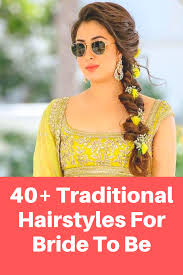 New Hairstyles For Indian Wedding Function Mehdi Haldi Sangeet In 2020 Traditional Hairstyle Indian Wedding Hairstyles Bride Hairstyles