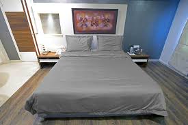 Light Grey Duvet Cover Set Available In All Sizes Aanyalinen
