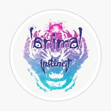 Mim lam it's the animal, it's the animal Animal Instinct Stickers Redbubble