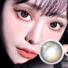 I-Sha Oriana Edge Plus Shade 灰色彩色隱形眼鏡(月拋/2片)