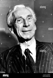Bertrand Russell, 1950 Nobel Prize of Literature laureate Stock Photo
