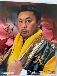 Very rare Toshiaki Kawada signed Original Starrcast Promo Photo!