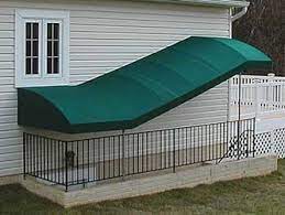 Basement Awnings And Stairway Awnings A Hoffman Stairways Basement Entrance Awning