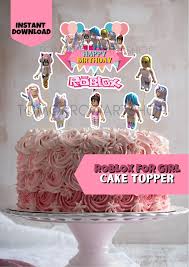 Cake topper birthday und ähnliche produkte aktuell günstig im preisvergleich. Printable Roblox Birthday Cake Topper Roblox Template Roblox Etsy In 2021 Birthday Cake Topper Printable Roblox Birthday Cake Birthday Cake Toppers
