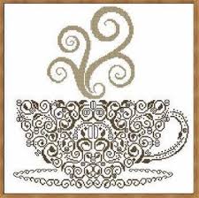 Heartstring samplery first i drink the coffee, then i do the things. model stitched over 2 threads on 40 ct. Alessandra Adelaide Coffee Cross Stitch Pattern 123stitch