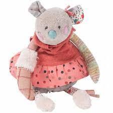 Le cadeau idéal pour les enfants qui veulent commencer à manger tout seul. Peluche Souris Les Jolis Trop Beaux 30 Cm Moulin Roty