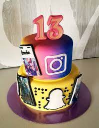 15 Social Media Cake Ideas Cake Girl Cakes Birthday Cake Girls