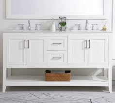Double, 60 inch bathroom vanities : Belleair 60 Double Sink Vanity Pottery Barn