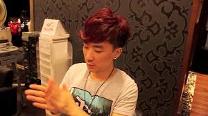 Thick style hair for men. Korean Hairstylist Edward Kim Two Block Hair Cut Wax Styling Youtube