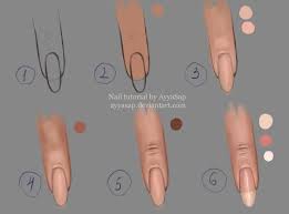 Photoshop Nail Paint Nail Drawing Nail Tutorials Digital Painting Tutorials