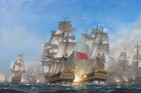 The Battle Of The Chesapeake Bay September 5 1781 Mystic Seaport Ship Paintings Ship Artwork Nautical Artwork