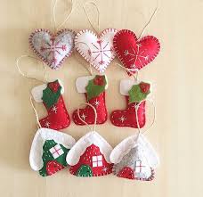 Sale 12 Off Until 10 12 2016 Discount For Purchase Of 10 And Above The Coupon Cod Handmade Felt Ornament Felt Christmas Ornaments Christmas Ornaments