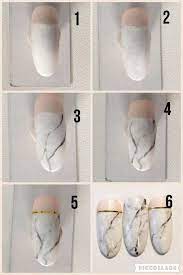 Amethyst nails, jade marble, natural marble and more! 48 Astonishing Nail Art Tutorials Ideas Just For You Addicfashion Marble Nails Tutorial Marble Nail Designs Nail Art Tutorial
