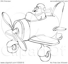 6,667 likes · 2 talking about this. Royalty Free Vector Clip Art Illustration Of A Coloring Page Outline Of A Pilot Flying A Little Plane By Djart 1056818