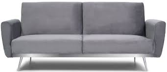 A velvet sofa is the perfect option for adding a touch of luxury to a living room. Mark Harris Elsa Grey Velvet Sofa Bed Cfs Furniture Uk