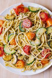 Chicken Veggie Pasta Pesto Chicken Veggie Pasta Pesto Zucchini How To Cook Pasta Recipes Pasta Dishes Healthy Recipes