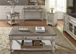 Our online collection is available online 24/7. Magnolia Manor Rectangular Cocktail Table In Antique White Finish By Liberty Furniture 244 Ot1010