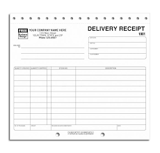 delivery receipts sets free booklet template receipt template booklet template