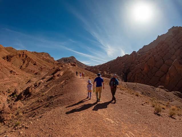 Dades Gorge with kids