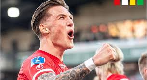 Oliver Sonne fue titular en la derrota de Silkeborg ante Midtjylland en la  jornada 3 de la Superliga