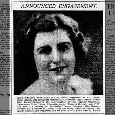 Pauline Spencer-Parsons engagement