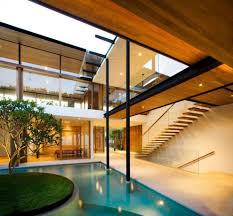 Kitchen modern tropical house interior design. Environmentally Friendly Modern Tropical House In Singapore Idesignarch Interior Design Architecture Interior Decorating Emagazine
