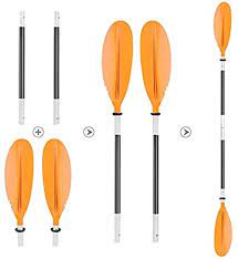HEIMUNI Pagaie Double Kayak 222cm, Pagaies de Canoe Aluminium Démontable  Légère Rames Bateau pour Canoë Kayak Bateau Gonflable, Pagaie Kayak 4  Parties (Orange) : Amazon.fr: Sports et Loisirs