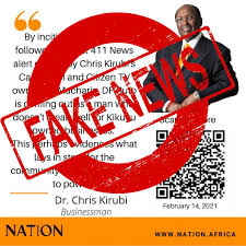 The news of his demise was rife on social media on monday, june 14, before his family later confirmed the sad news. Chris Kirubi On Twitter I Would Like To Warn The Public To Ignore This Fake News Circulating Online I Have Not Issued Any Statement Or Directive To Such Matter Do Not Fall