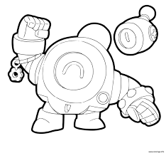 Depuis 2001, jecolorie.com propose des milliers de coloriages et dessins à imprimer gratuitement. Coloriage Robot Nani Dessin Brawl Stars A Imprimer