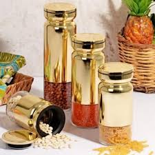 Zuccaciye Bambu Standli 5 Li Porselen Baharatlik Bambu Kavanozlar Baharat