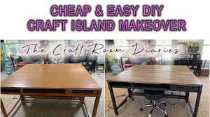 My office/craft room is about 14 feet by 20 feet, so approximately 280 sq. Cheap Easy Diy Craft Island Makeover Youtube