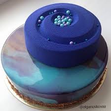 Black And White Mirror Glaze Cake Final Version Mirror Glaze Topped With A Velour Or Velvet Chocolate Spray Cake Mirror Cake Chocolate