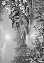 Detailed Landscape Coloring Pages For Adults Google Search With Images Grayscale Coloring Greyscale Colour Coloring Pages