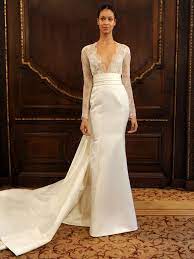 See Monique Lhuillier Wedding Dresses From Bridal Fashion Week Wedding Dresses Wedding Dresses Satin Wedding Dresses Lace