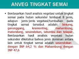Maybe you would like to learn more about one of these? Anveg Tingkat Pohon Berdasarkan Hasil Analisis Vegetasi Tingkat